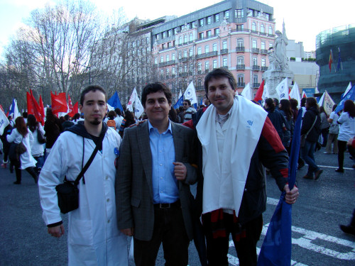 Bernardino Soares na Manifestação